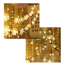 Bomiclss LED-Lichterkette 6M Schneeflocke Warmweiß 40-flammig Bild 2