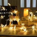Bomiclss LED-Lichterkette 6M Schneeflocke Warmweiß 40-flammig Bild 5