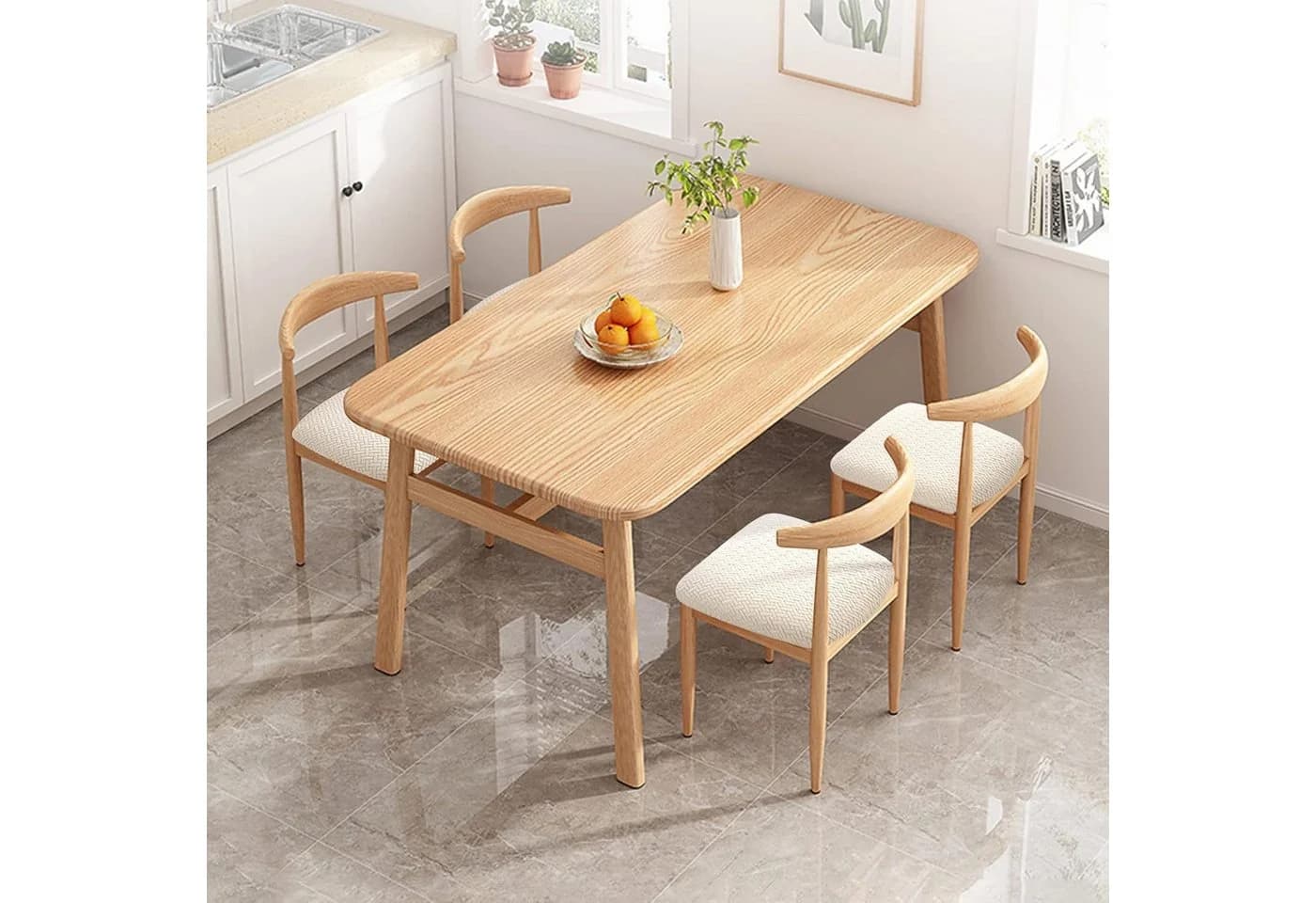 Coonoor Stuhlhusse 4er Set Beige Stretch Bezug