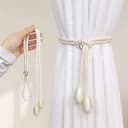 Coonoor Raffhalter Gardinen 4-tlg. Beige Nordischer Stil Bild 1