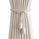 Coonoor Raffhalter Gardinen 4-tlg. Beige Nordischer Stil Bild 2