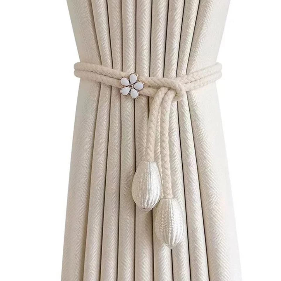 Coonoor Raffhalter Gardinen 4-tlg. Beige Nordischer Stil - Bild 2