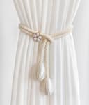 Coonoor Raffhalter Gardinen 4-tlg. Beige Nordischer Stil Bild 3