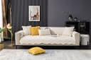 Coonoor Sofaschoner Beige Anti-Rutsch Kurzplush Bild 1