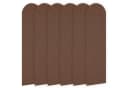 Minicloss 3D Wandpaneel 6-tlg. Selbstklebend Braun Bild 2