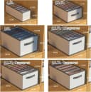 Coonoor Aufbewahrungsbox Kleiderschrank Organizer Beige 9/7 Zellen Faltbar Bild 1