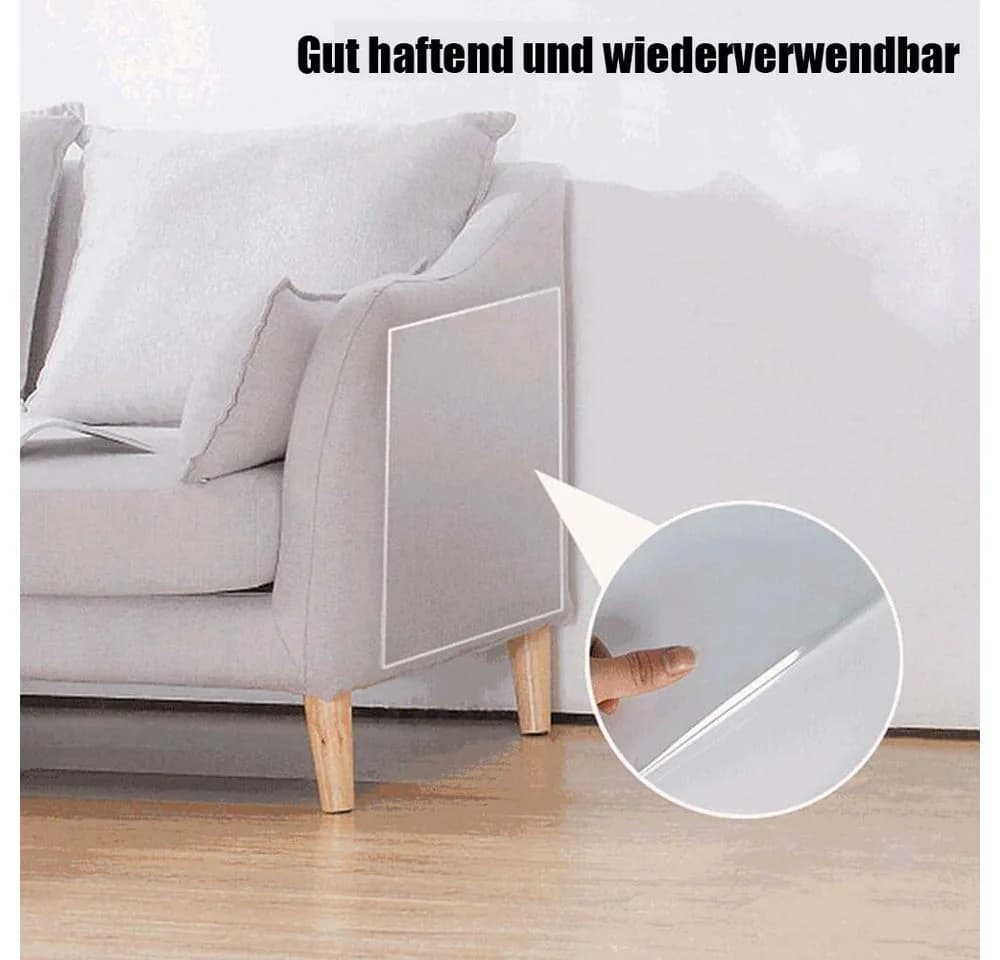 Kaket Kratzmatte Sofa Transparent Kratzschutz Pad Möbelschoner - Bild 3