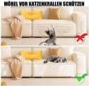 Kaket Kratzmatte Sofa Transparent Kratzschutz Pad Möbelschoner Bild 5