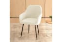 Coonoor Stuhlhusse Stretch Beige Mit Armlehne Bild 3