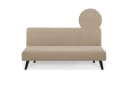 Coonoor Sofahusse Futonbezug Khaki Stretch ohne Armlehnen Bild 2