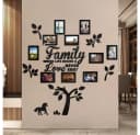 Coonoor 3D-Wandtattoo Familienstammbaum Schwarz Acryl Spiegel Bild 5