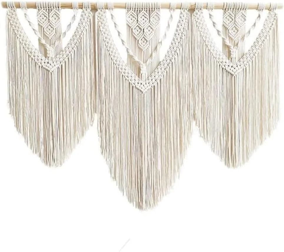 Coonoor Makramee Wandbehang Beige Boho Deko - Bild 2