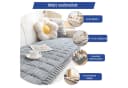 Coonoor Sofaschoner Weiche Flanell Sofa überzug Grau Bild 4