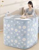 Coonoor Aufbewahrungsbox 220L Beige mit Reißverschluss faltbar Bild 5