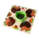 CLTYQ Lernspielzeug Holz Igel Steckspiel Bunt Montessori Mathe Bild 1