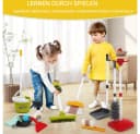 CLTYQ Kinder-Haushaltsset 14-tlg. mit funktionierendem Staubsauger Bild 4