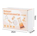 CLTYQ Montessori-Musikinstrumente 6-tlg. Holz Percussion-Set für Kinder Bild 5