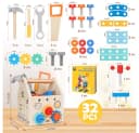 CLTYQ Spielwerkzeugkoffer Montessori 32-tlg. Bunt Bild 5