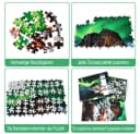CLTYQ Puzzle 1000 Teile Norwegen Aurora Borealis Landschaftsmotiv Bild 3