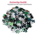 CLTYQ Puzzle 1000 Teile Norwegen Aurora Borealis Landschaftsmotiv Bild 5