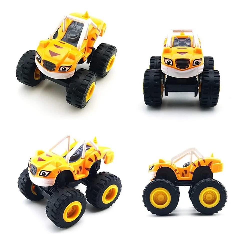 CLTYQ Spielzeug-Monstertruck Crusher Truck Fahrzeuge Set 6-tlg Bunt - Bild 3