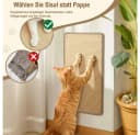 Ledander Kratzmatte Grau Sisal Kratzschutz für Katzen Bild 5