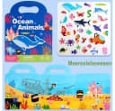 CLTYQ Lernspielzeug 5er-Set Stickerbücher Wiederverwendbar Bild 3