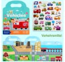 CLTYQ Lernspielzeug 5er-Set Stickerbücher Wiederverwendbar Bild 4