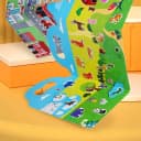 CLTYQ Lernspielzeug 5er-Set Stickerbücher Wiederverwendbar Bild 5