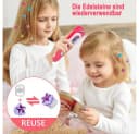CLTYQ Kreativset Gems Siegel Kit für Haare - Wiederverwendbarer Haarschmuck Rosa Bild 1