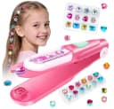 CLTYQ Kreativset Gems Siegel Kit für Haare - Wiederverwendbarer Haarschmuck Rosa Bild 2
