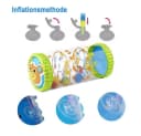 CLTYQ Krabbelrolle Rollende Trommel Bildungsspielzeug für Babys Bild 3