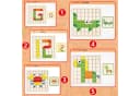 CLTYQ 3D-Puzzle 120pcs Holz Bausteine Bunt Montessori Spielzeug Bild 3