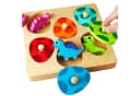 CLTYQ Montessori Holzpuzzle Dinosaurier Eier Motorikspielzeug Bild 2