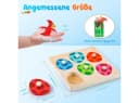 CLTYQ Montessori Holzpuzzle Dinosaurier Eier Motorikspielzeug Bild 5