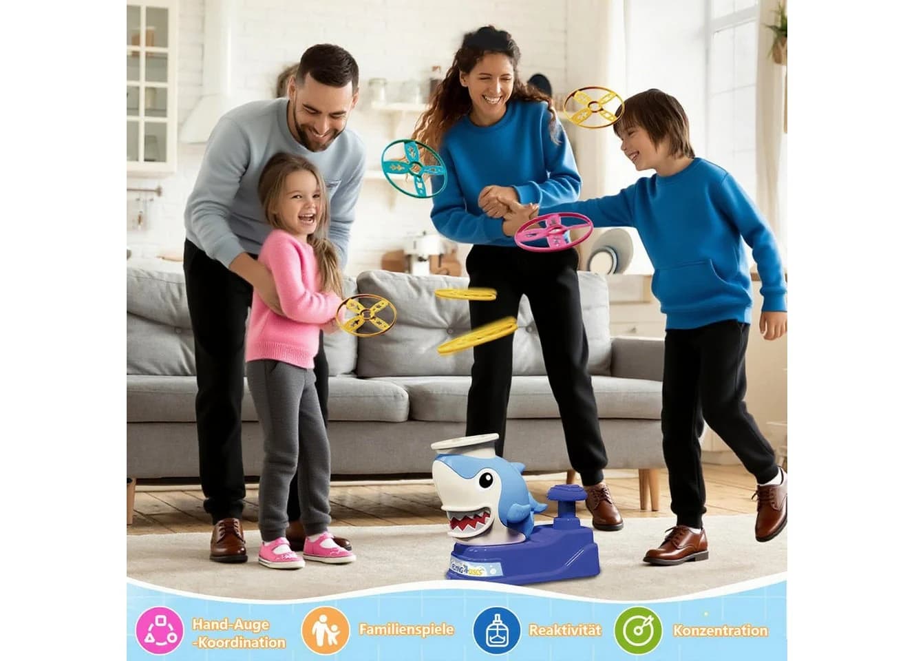 CLTYQ Fliegende Untertasse Launcher Spielzeug Outdoor Kinder - Bild 4