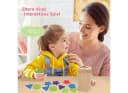 CLTYQ Montessori Lernspielzeug Holz Bunt 3-in-1 Bild 4