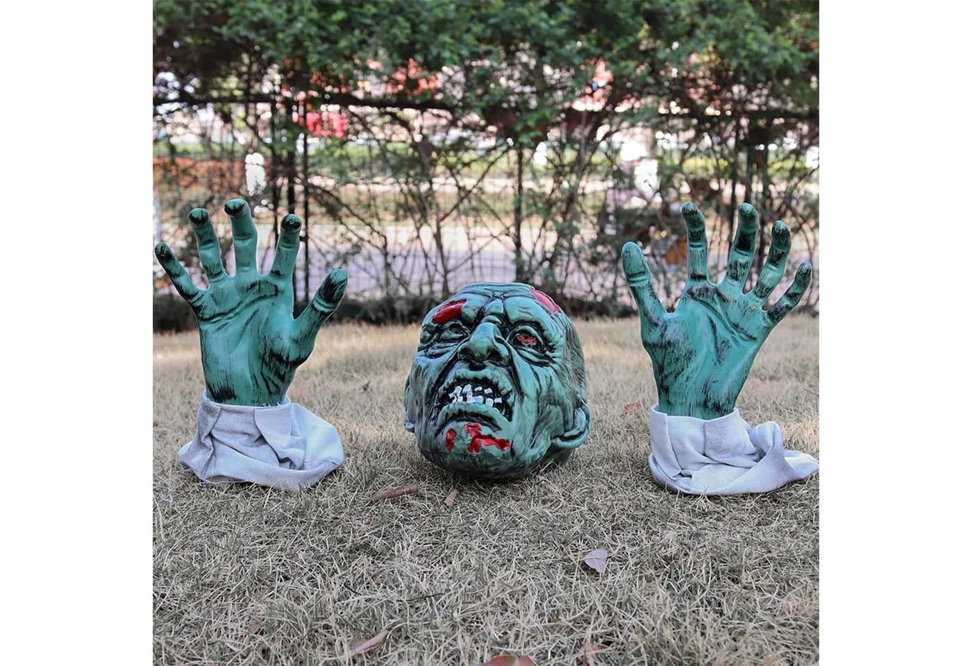 CLTYQ Zombie-Gartenstecker Dekofigur Halloween Dekoration - Bild 3
