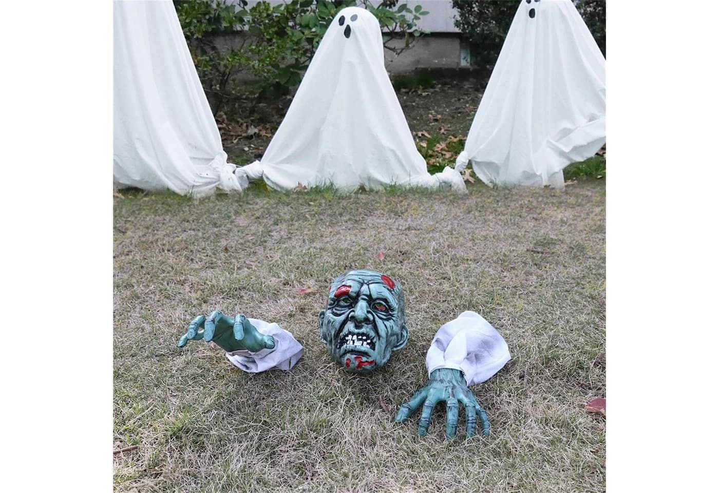 CLTYQ Zombie-Gartenstecker Dekofigur Halloween Dekoration - Bild 5