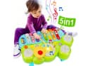 CLTYQ Lernspielzeug 3-in-1-Set mit Klavier, Keyboard und Xylophon Blau Bild 2