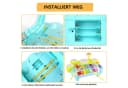 CLTYQ Lernspielzeug 3-in-1-Set mit Klavier, Keyboard und Xylophon Blau Bild 4