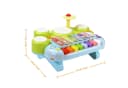 CLTYQ Lernspielzeug 3-in-1-Set mit Klavier, Keyboard und Xylophon Blau Bild 5