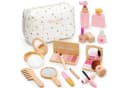 CLTYQ Spielzeug-Frisierkoffer Holz Kinderschminke Set 15-tlg. Make-up-Set Bild 2