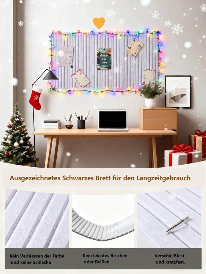 CLTYQ Pinnwand Große Filz Pinnwand Selbstklebend Filzboard - Bild 4