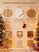 CLTYQ Pinnwand Große Filz Pinnwand Selbstklebend Filzboard Bild 5