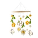 CLTYQ Mobile Windspiel Filz Waldtiere Gelb Bettglocke Bild 2