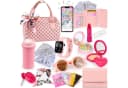CLTYQ Kreativset 32-teiliges Mädchen-Handtaschen-Set Rosa mit Make-up Bild 2