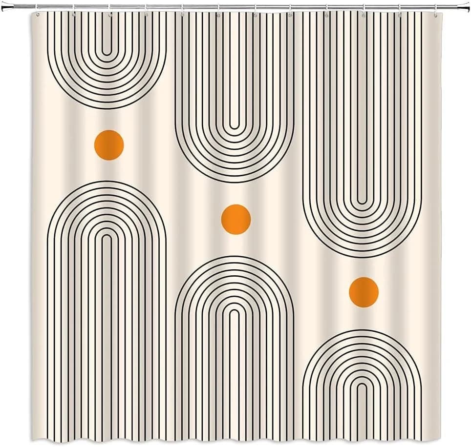 Coonoor Duschvorhang Boho Wasserdicht Polyester mit 12 Haken - Bild 2