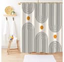 Coonoor Duschvorhang Boho Wasserdicht Polyester mit 12 Haken Bild 3