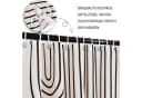 Coonoor Duschvorhang Boho Wasserdicht Polyester mit 12 Haken Bild 4